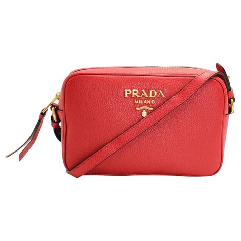 Prada Saffiano Leather Bandoliera .